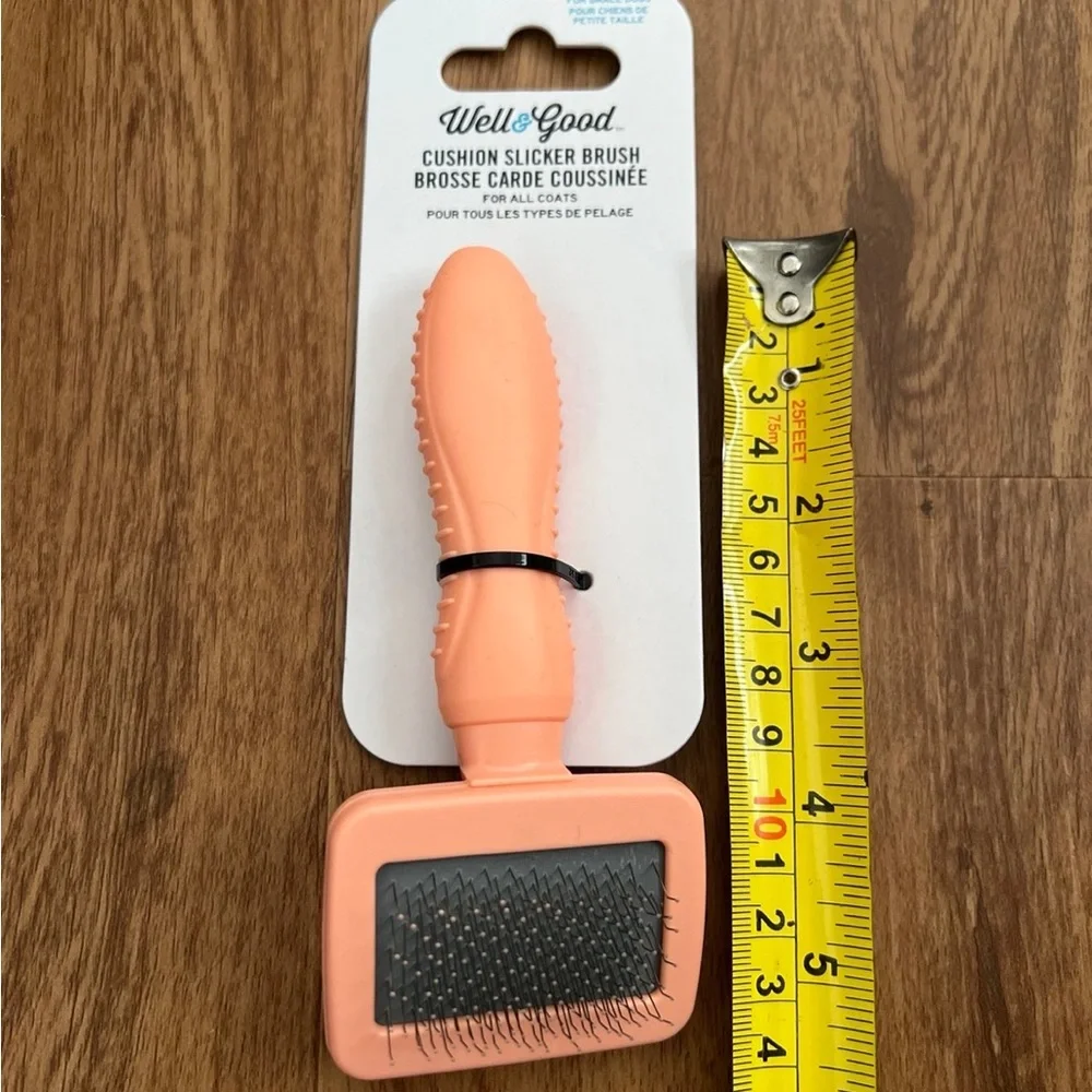 NWT Well&Good Cushion Slicker Brush for All Coats for Small Dogs